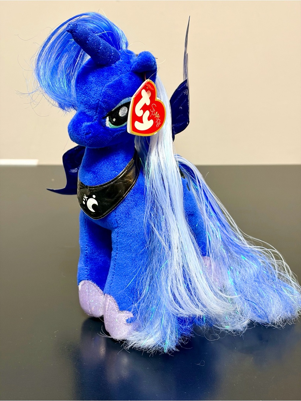 Ty Sparkle Princess Luna (2017) G4 9” Plush Pony - MLP Line/ With TY Tag